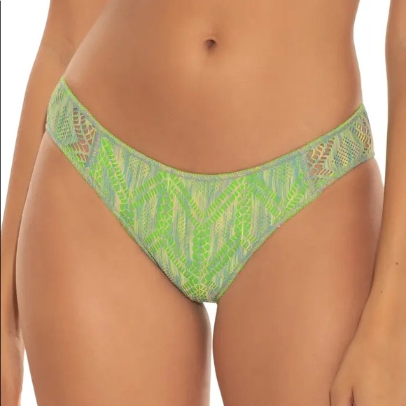 BECCA - Adela Mosaic Hipster Bikini Bottoms - Picture 1 of 2